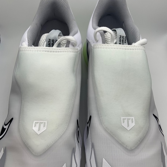 Nike Force Zoom Trout 8 Pro Metal Baseball Cleats Gray/White/Green Size 14 - Picture 4 of 15